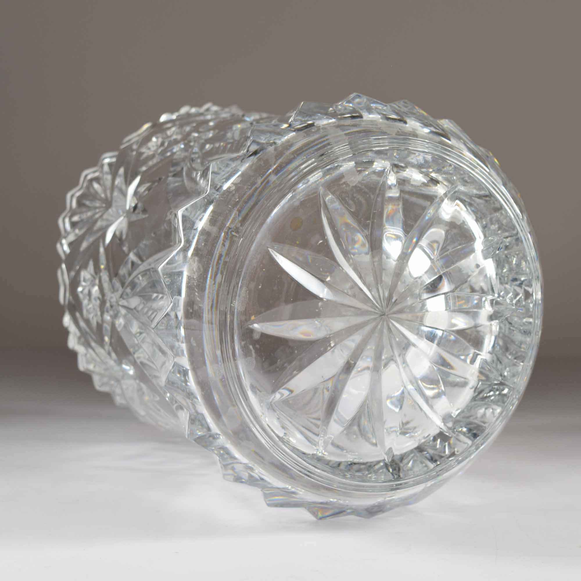 Crystal and Glass Vase Trio