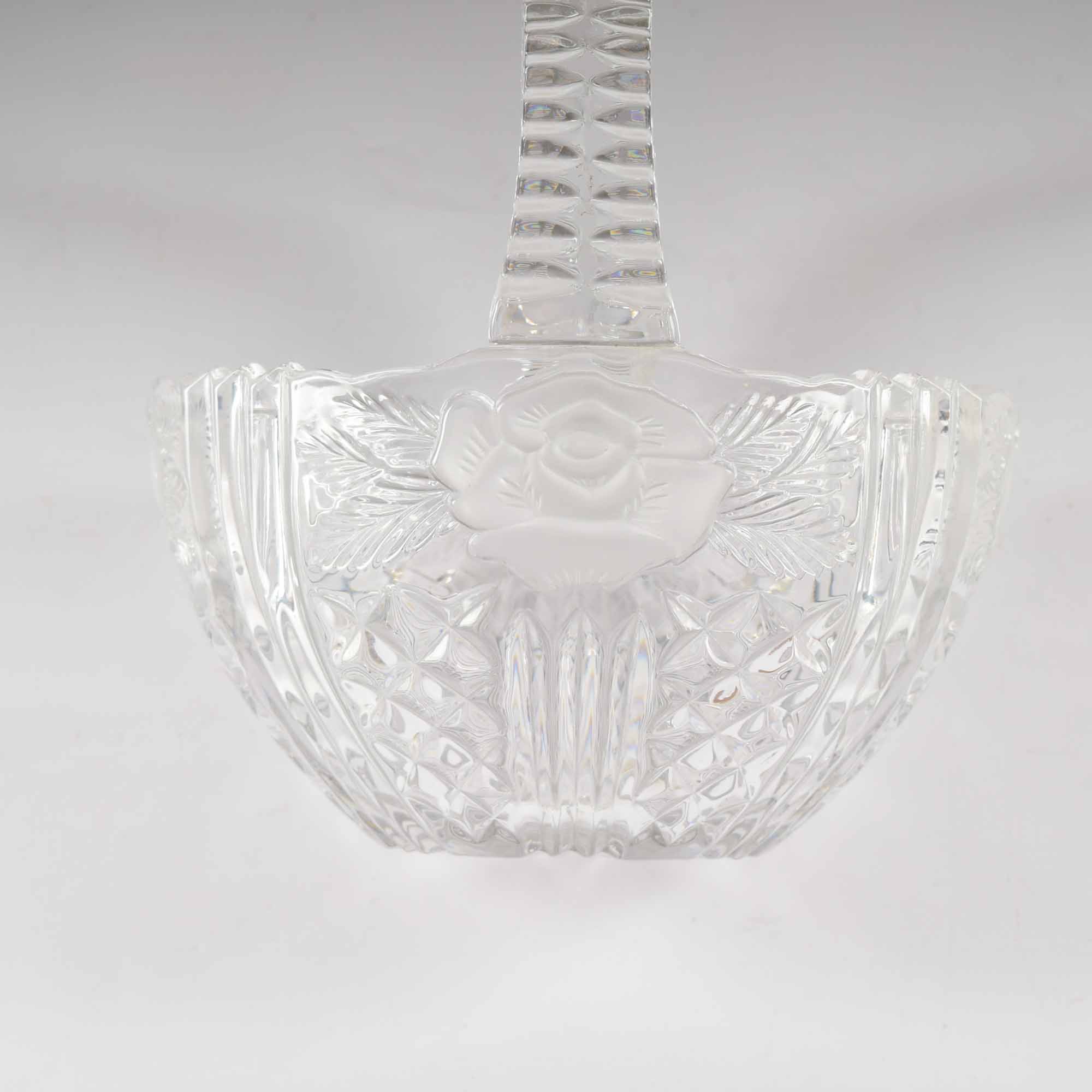 Trio of Rose Theme Glass Servers