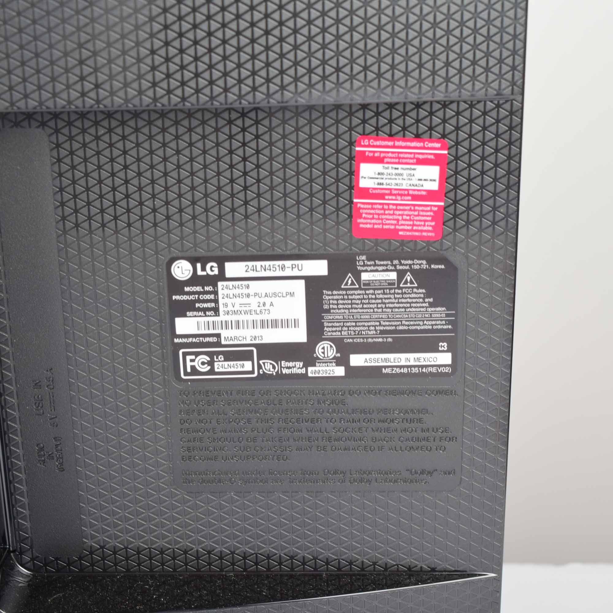 LG 24" LED Television