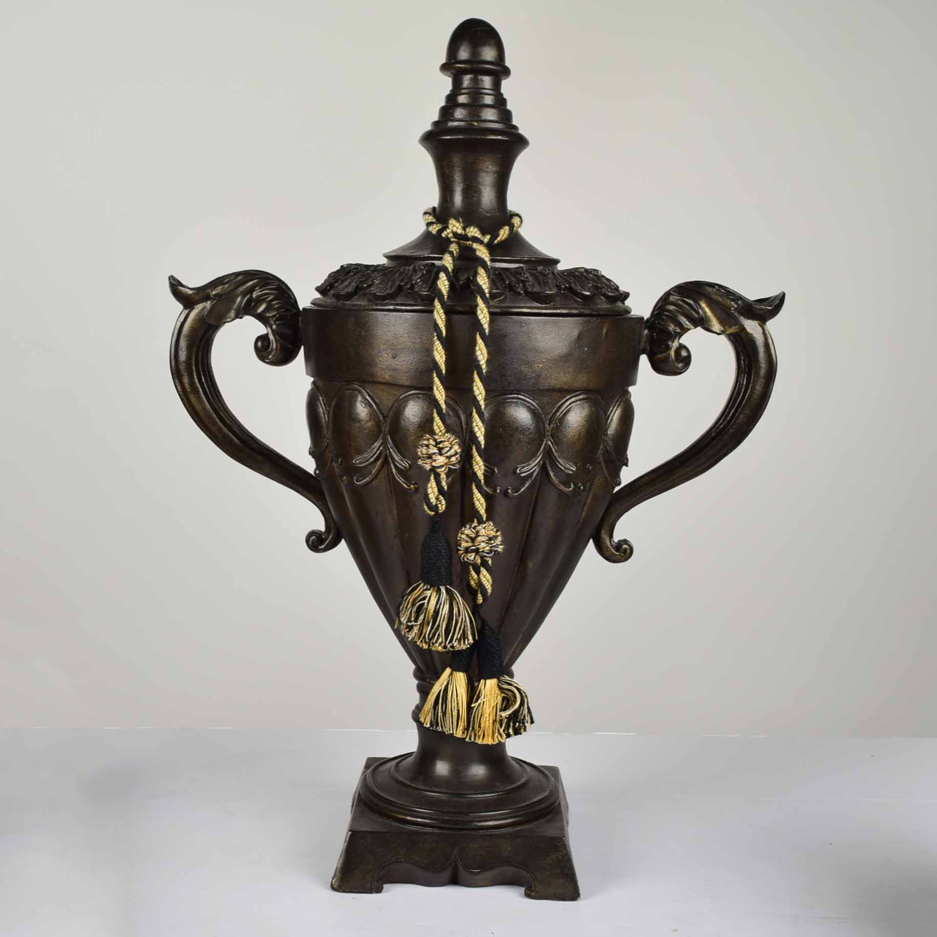 Trio of Black and Gold Decor