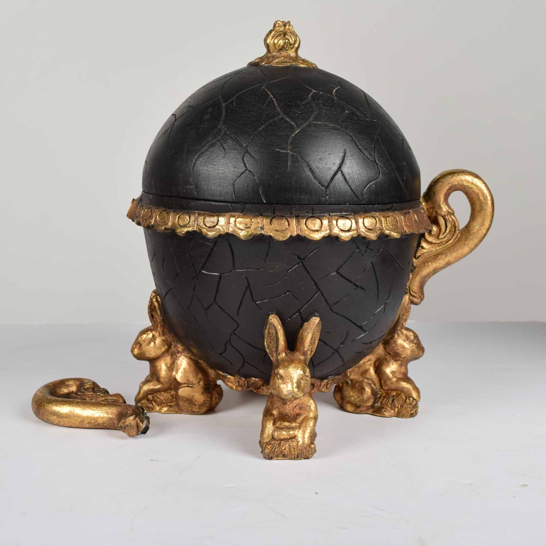 Trio of Black and Gold Decor