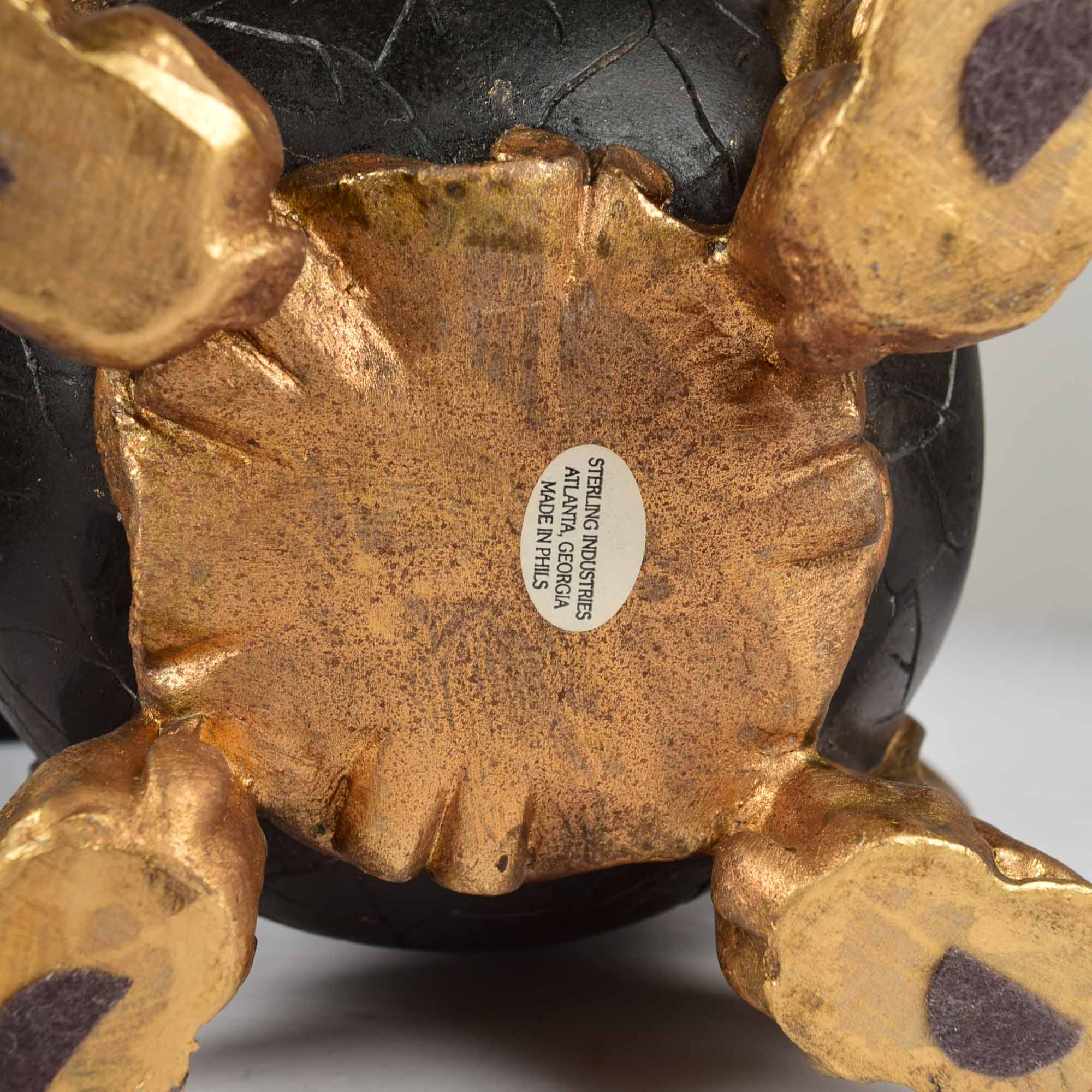 Trio of Black and Gold Decor