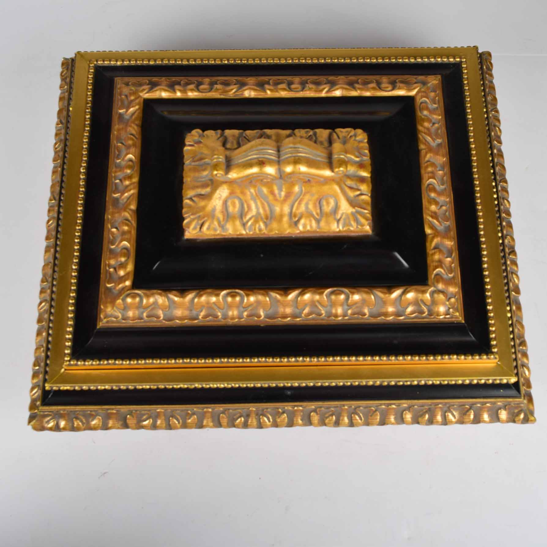 Trio of Black and Gold Decor