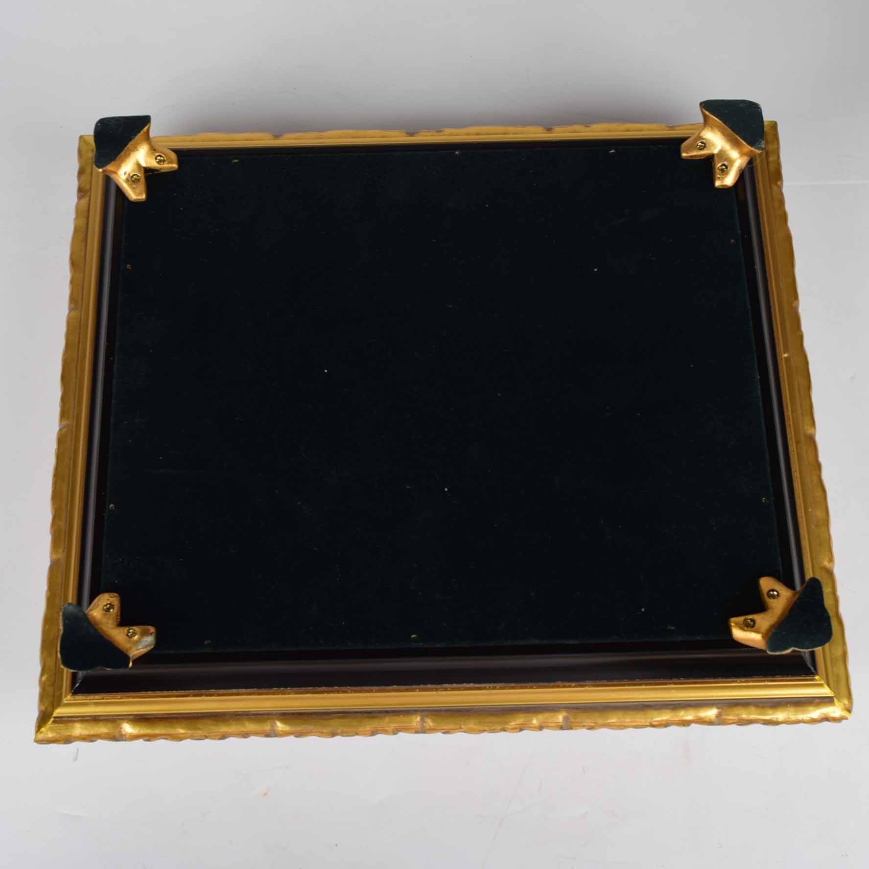 Trio of Black and Gold Decor