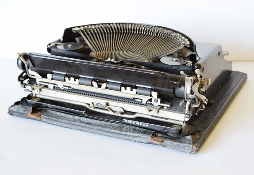 Circa 1930 Remington Portable Typewriter in the Original Black Case