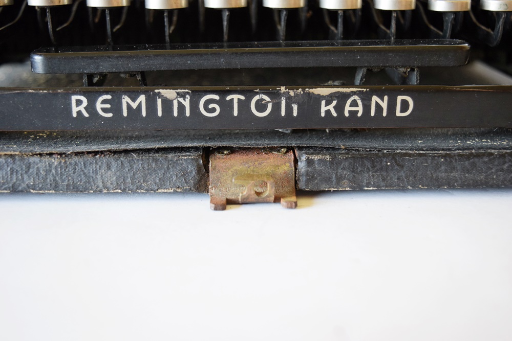 Circa 1930 Remington Portable Typewriter in the Original Black Case