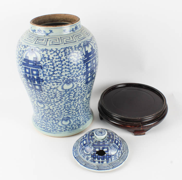 Grouping of Chinese Blue and White Vases.