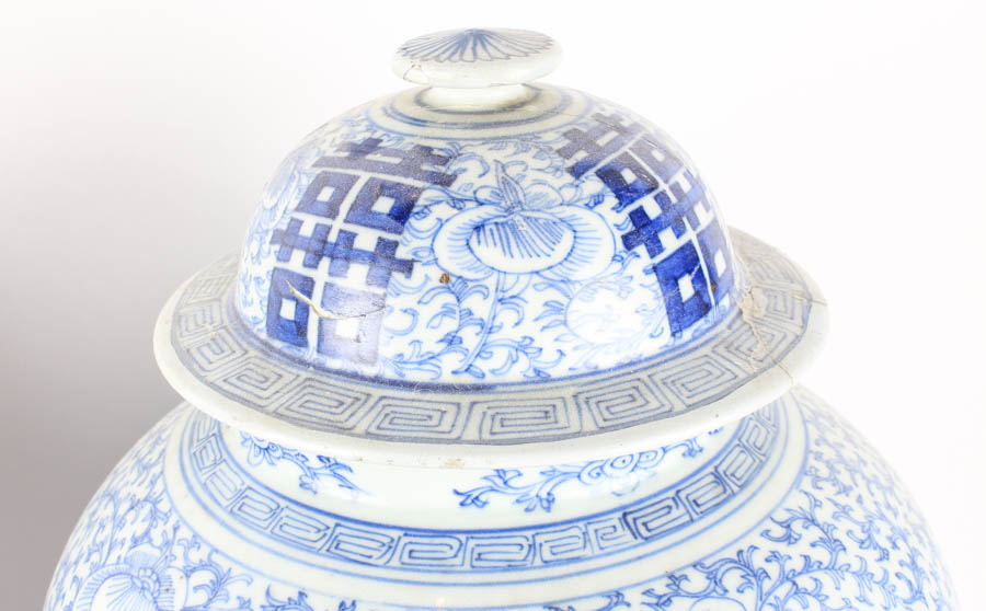 Grouping of Chinese Blue and White Vases.