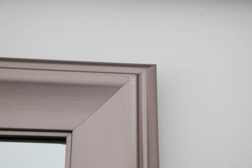 Silver Tone Wall Mirror