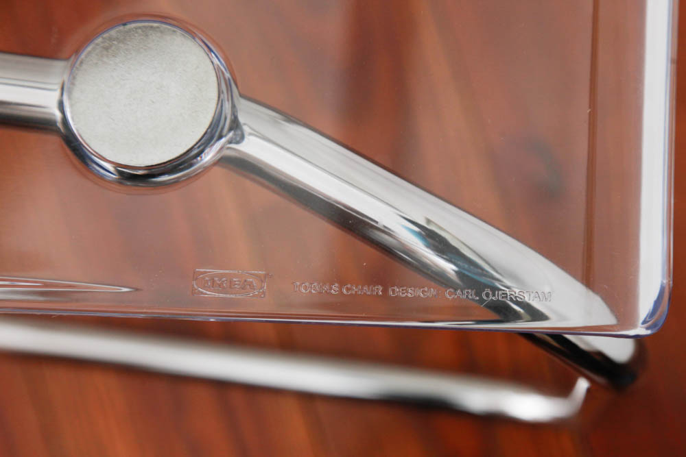 Pair of Clear Plexi Glass Chairs