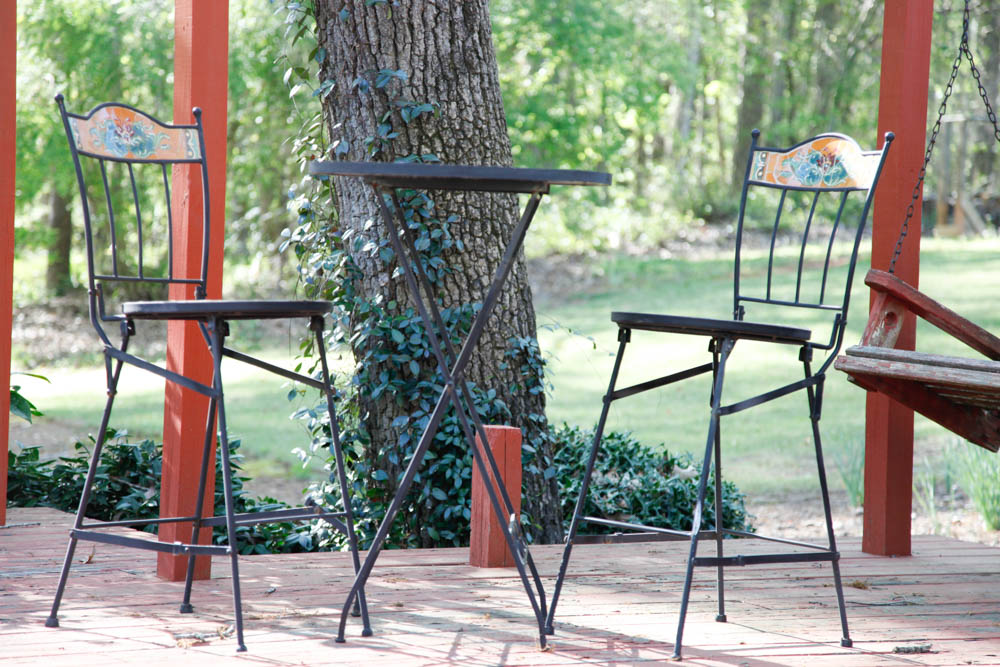 Tiled Patio Table and Chairs
