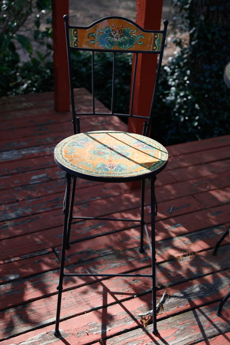 Tiled Patio Table and Chairs