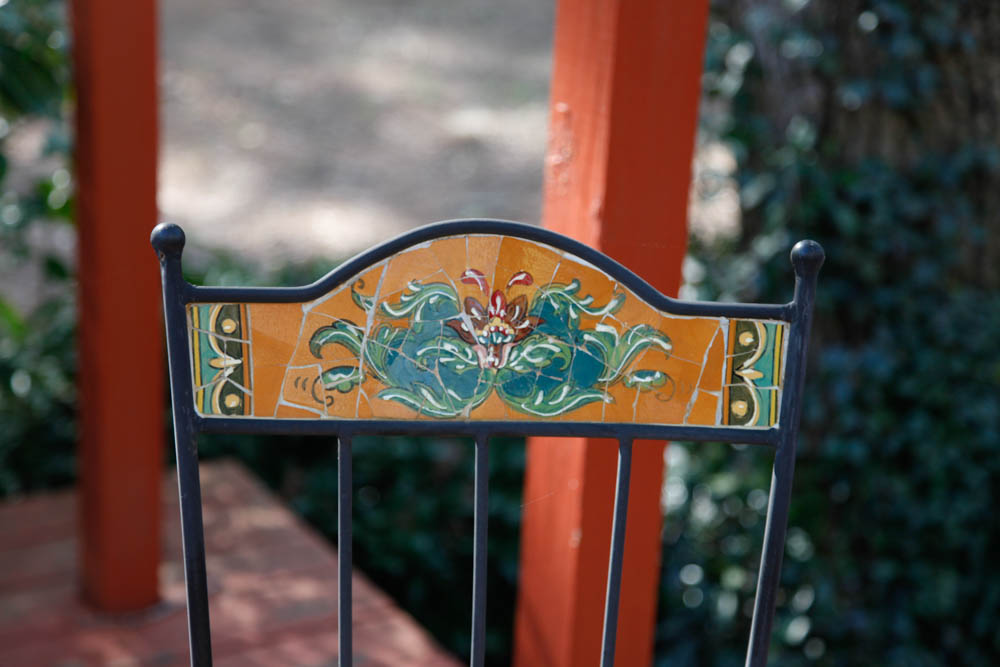 Tiled Patio Table and Chairs