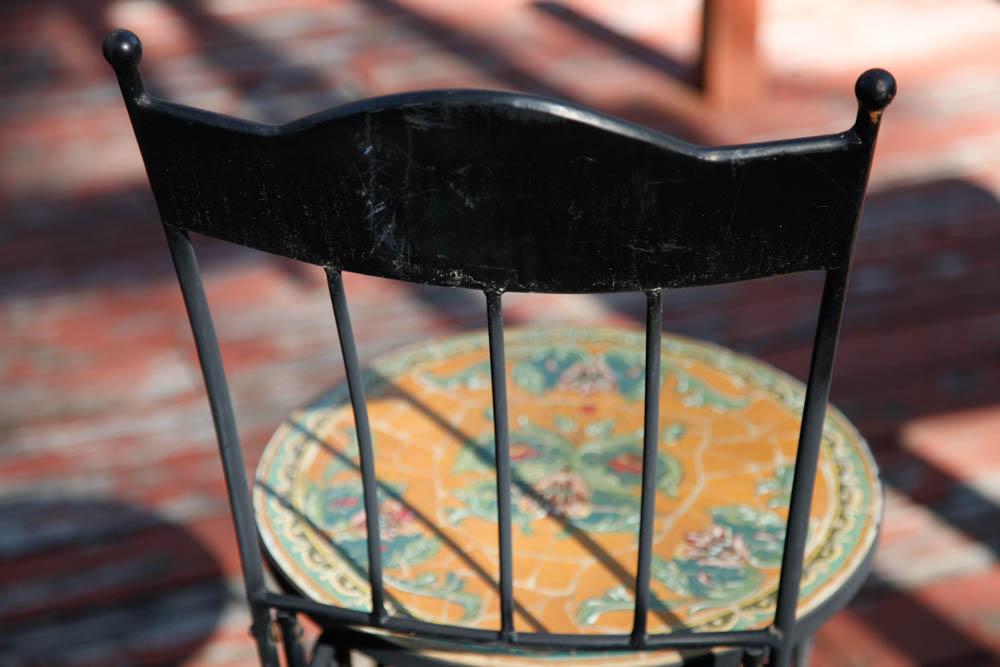 Tiled Patio Table and Chairs