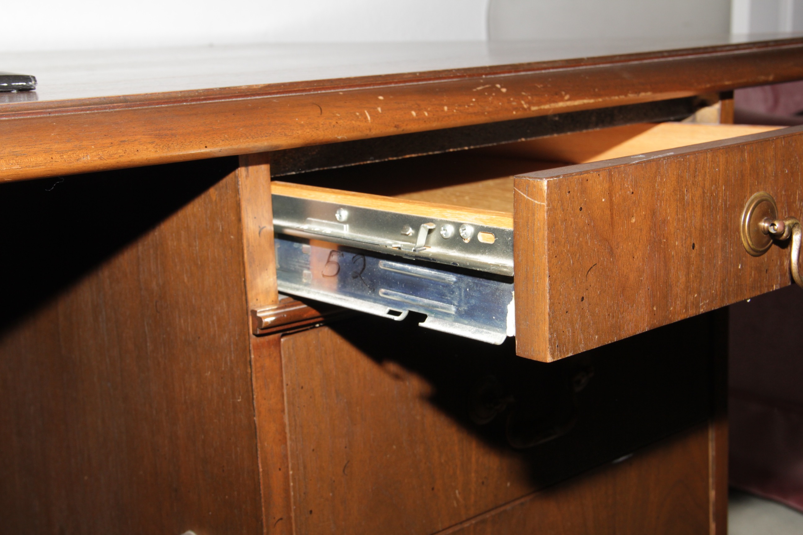 Walnut Executive Corner Desk