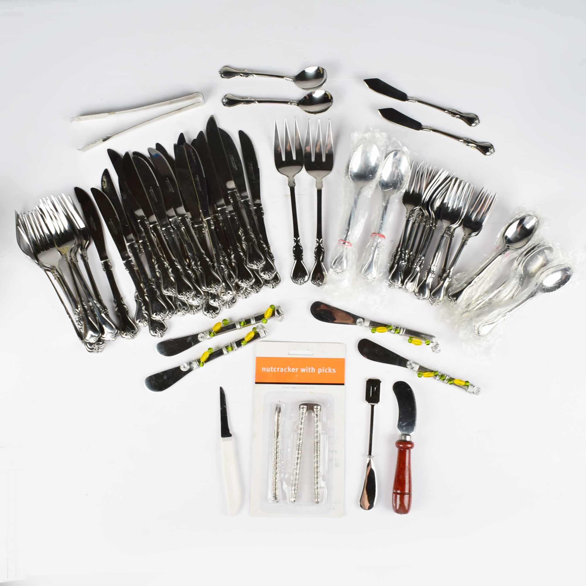 Generous Assortment of Cambridge Stainless Steel Silverware