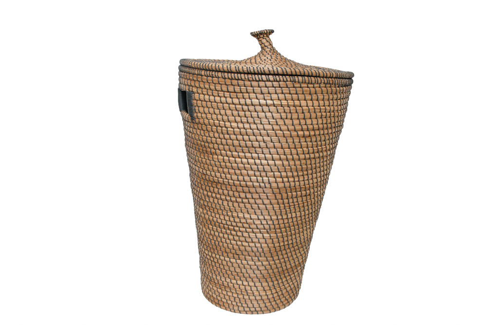 Coiled Basket Laundry Hamper