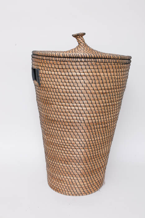 Coiled Basket Laundry Hamper