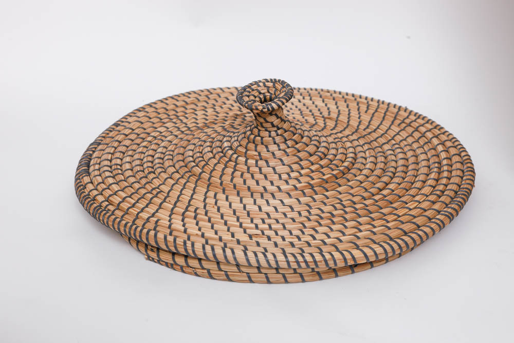 Coiled Basket Laundry Hamper