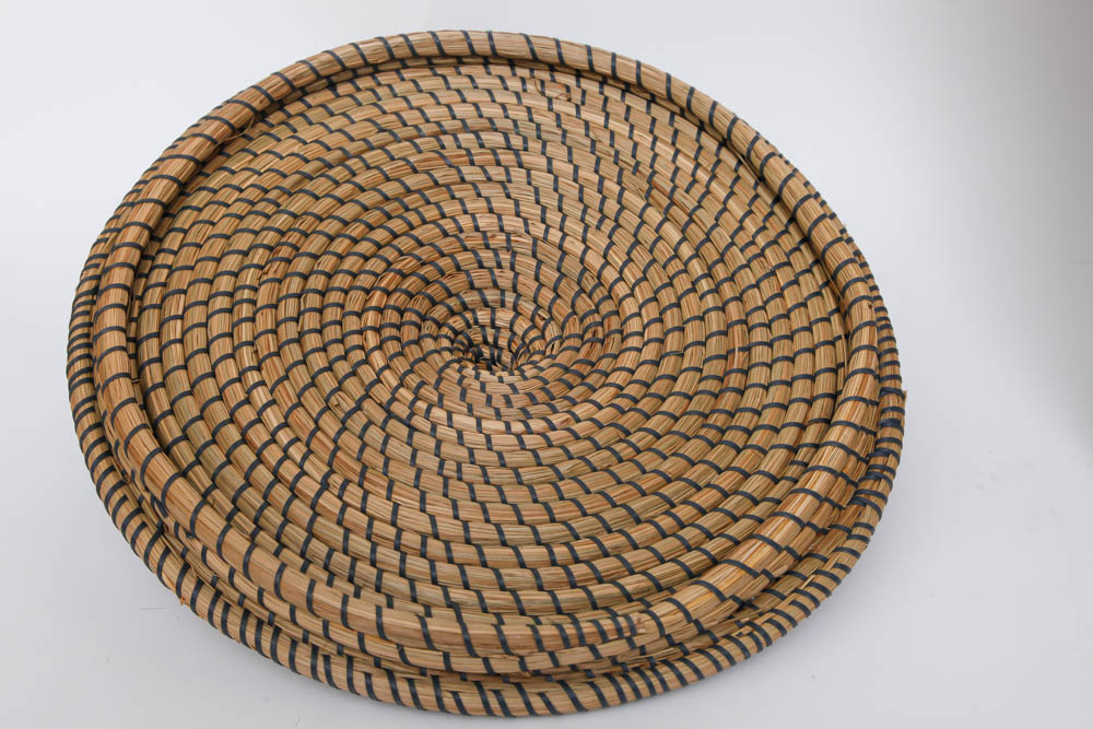 Coiled Basket Laundry Hamper