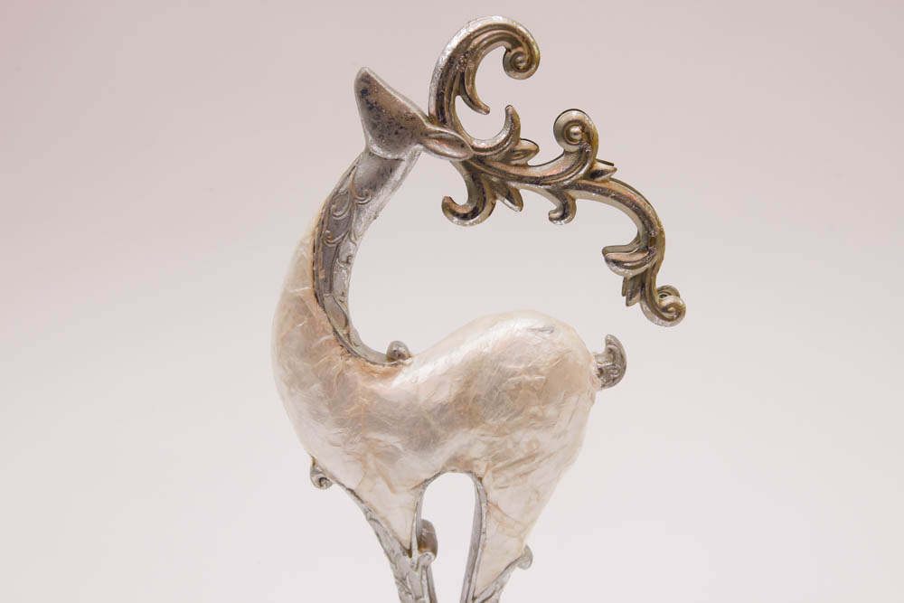 Pair of Reindeer Figurines