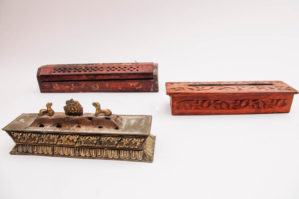 Trio of Incense Burners