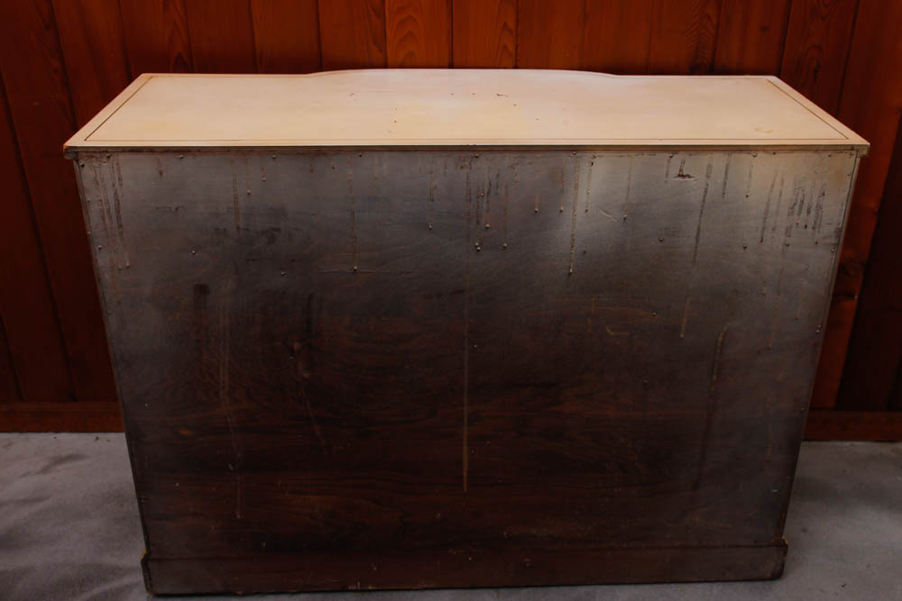 Cream Bump Out Chest of Drawers