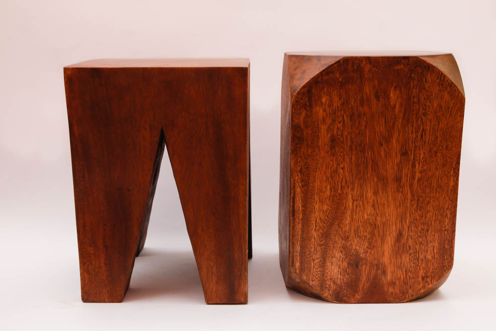 Pair of Wooden Stools