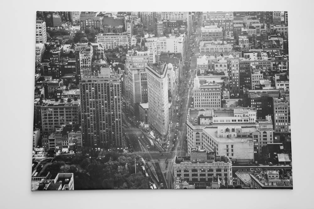 Black and White Photograph of the Flatiron Building