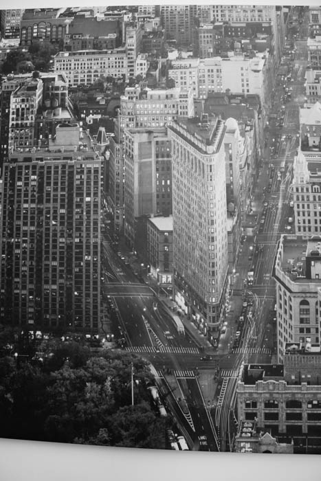 Black and White Photograph of the Flatiron Building
