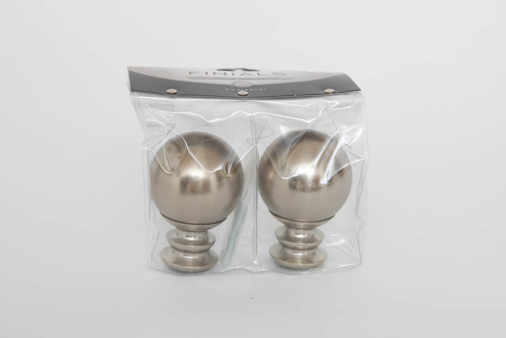 Two Pairs of Curtain Rod Finials