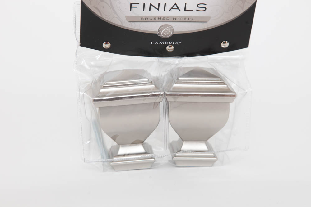 Two Pairs of Curtain Rod Finials