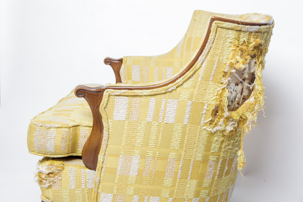 Louis Style Bergère Upholstered Chair