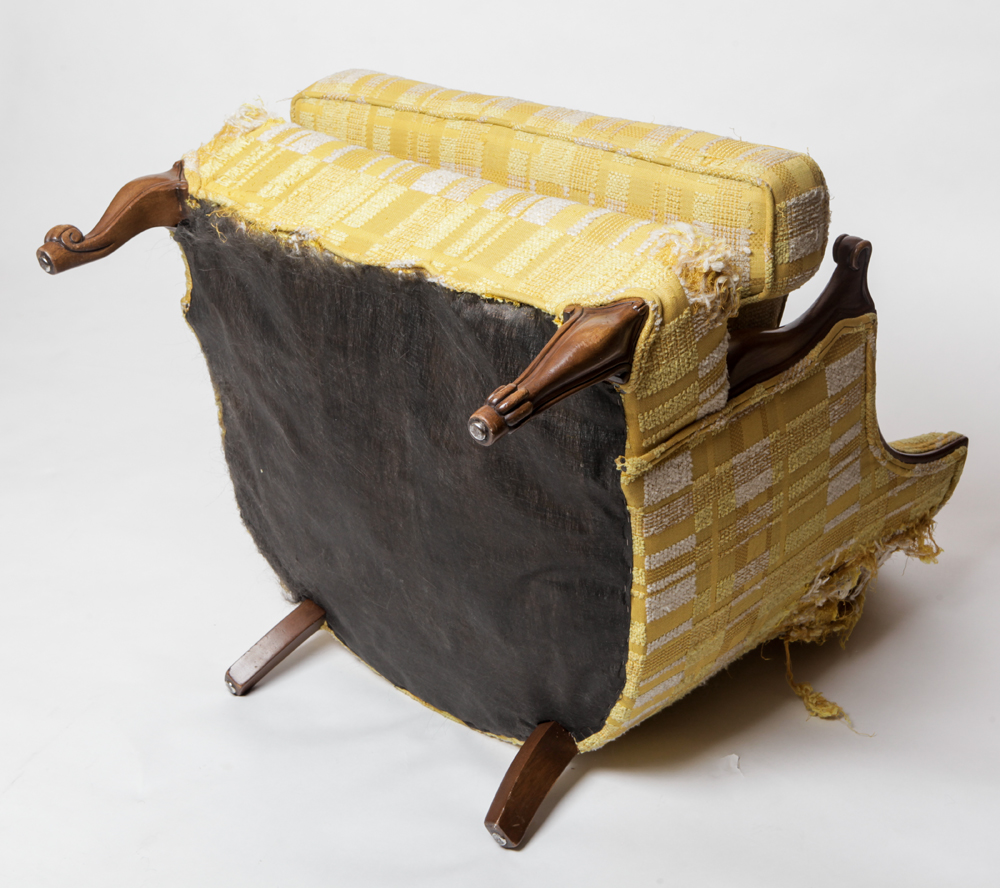 Louis Style Bergère Upholstered Chair