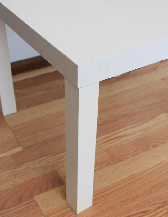 Pair of White Laminate Side Tables