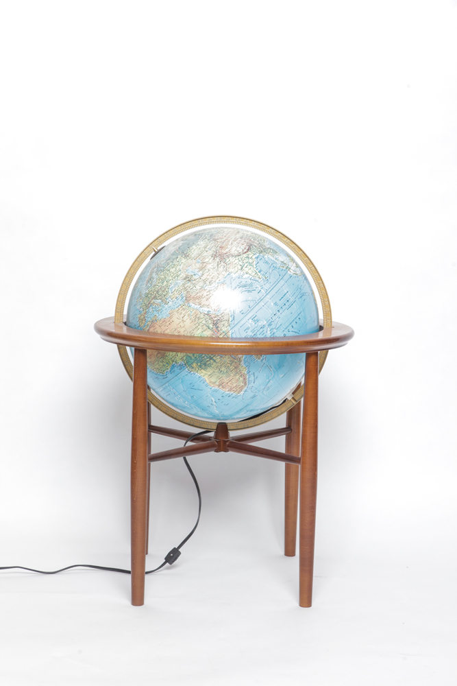 Illuminated Globe and Stand