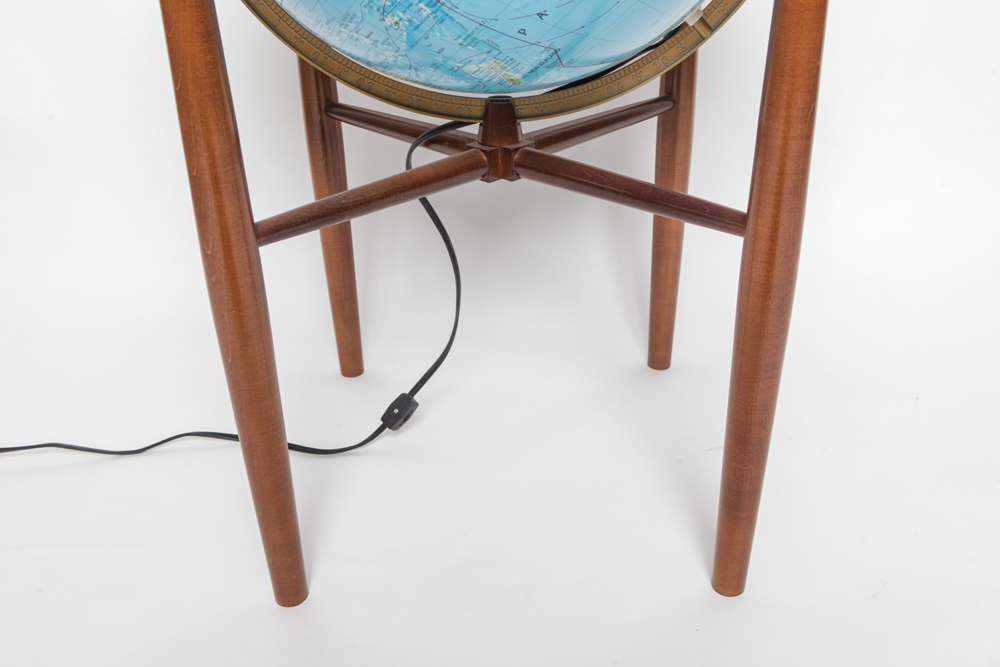 Illuminated Globe and Stand