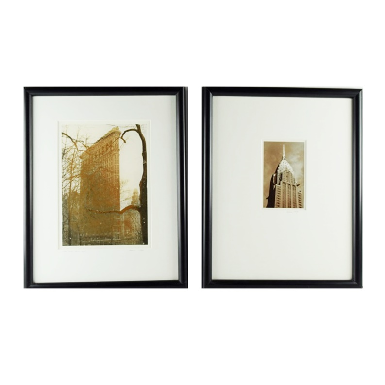 Three Michael Magill New York Photographs, Signed and Framed