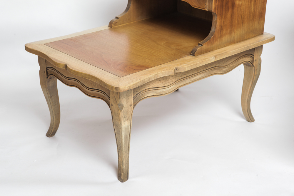 Pair of Basque Provincial Drexel End Tables