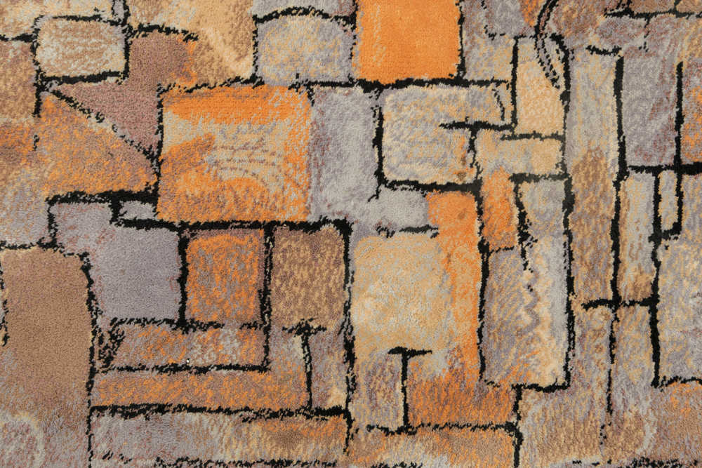 Contemporary Mondrian Area Rug