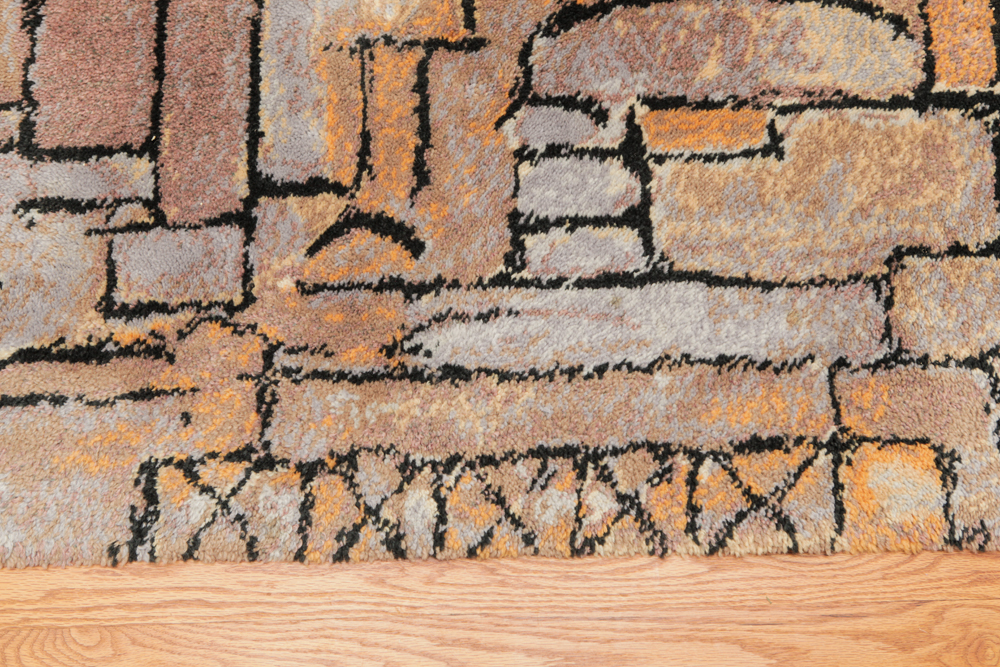 Contemporary Mondrian Area Rug