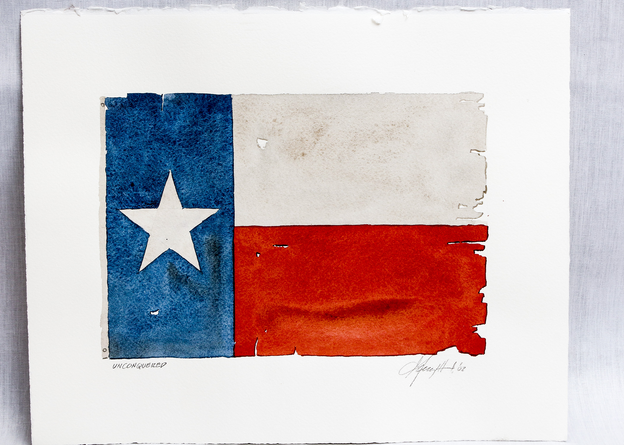 "Unconquered" Serigraph by Gary Havard