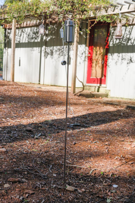 Grouping of Garden Oil Lamps