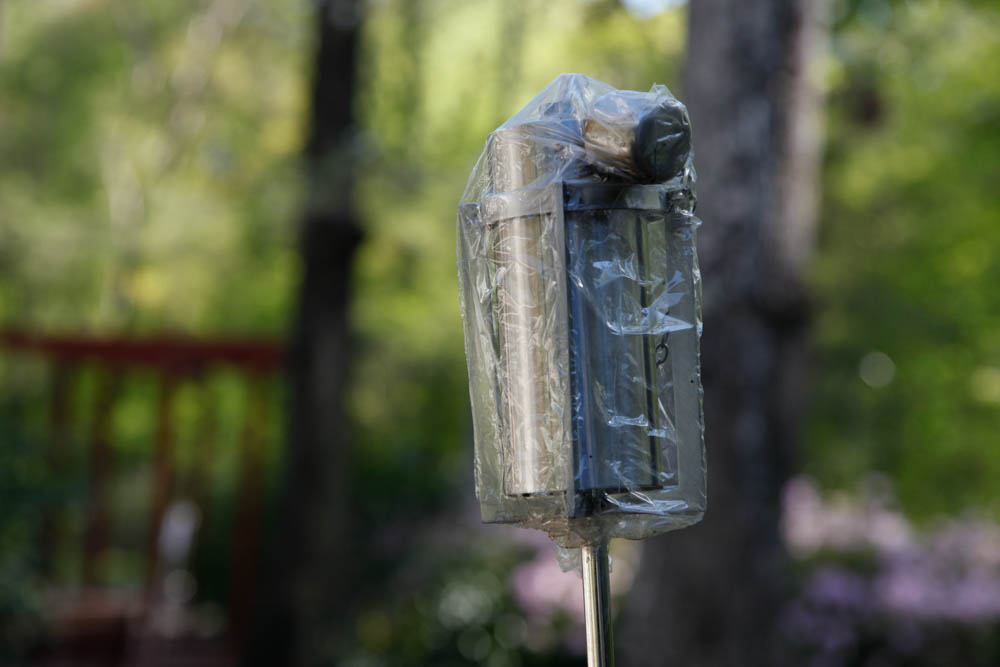 Grouping of Garden Oil Lamps