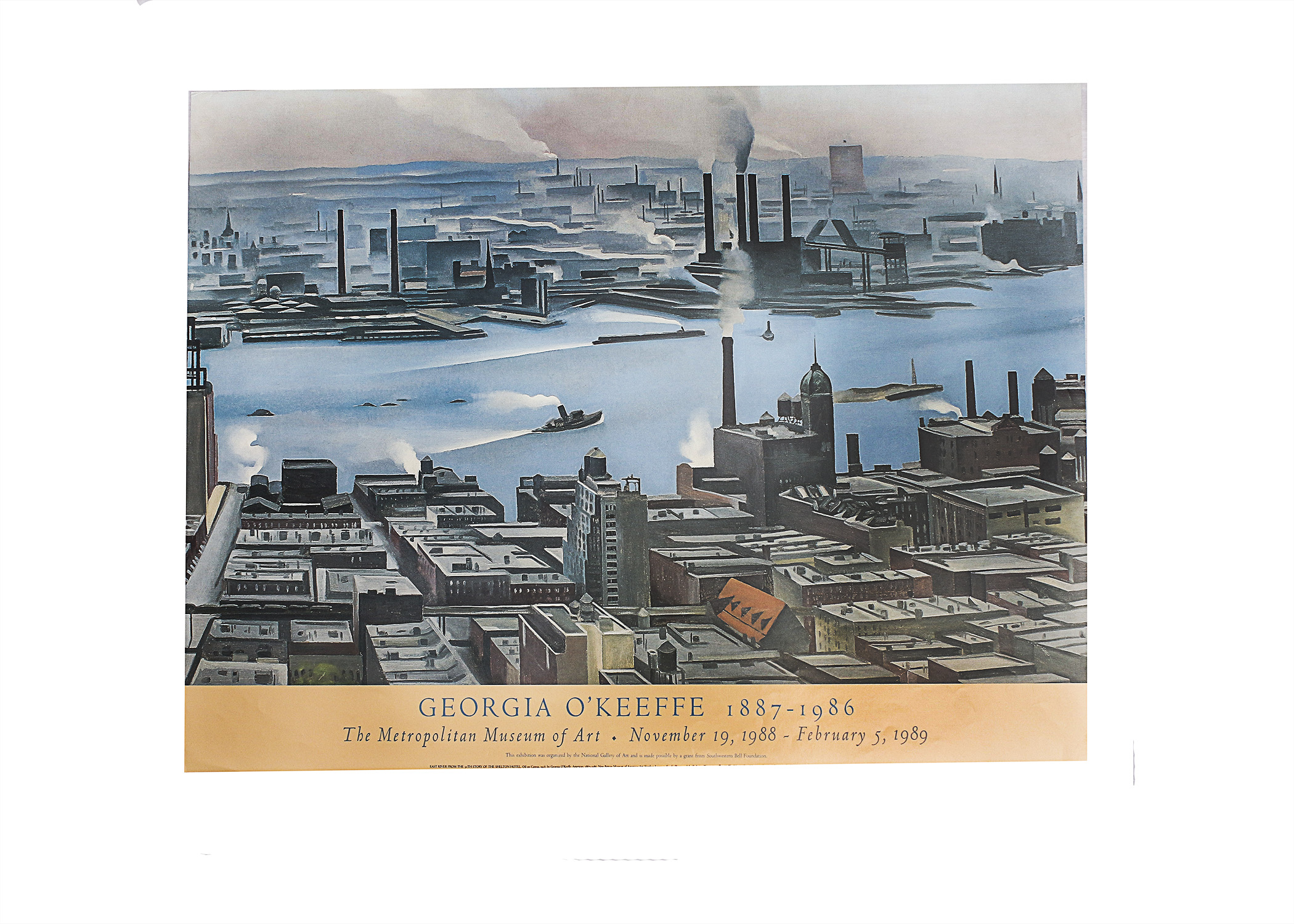 O'Keefe Exhibition Poster from the Metropolitan Museum of Art