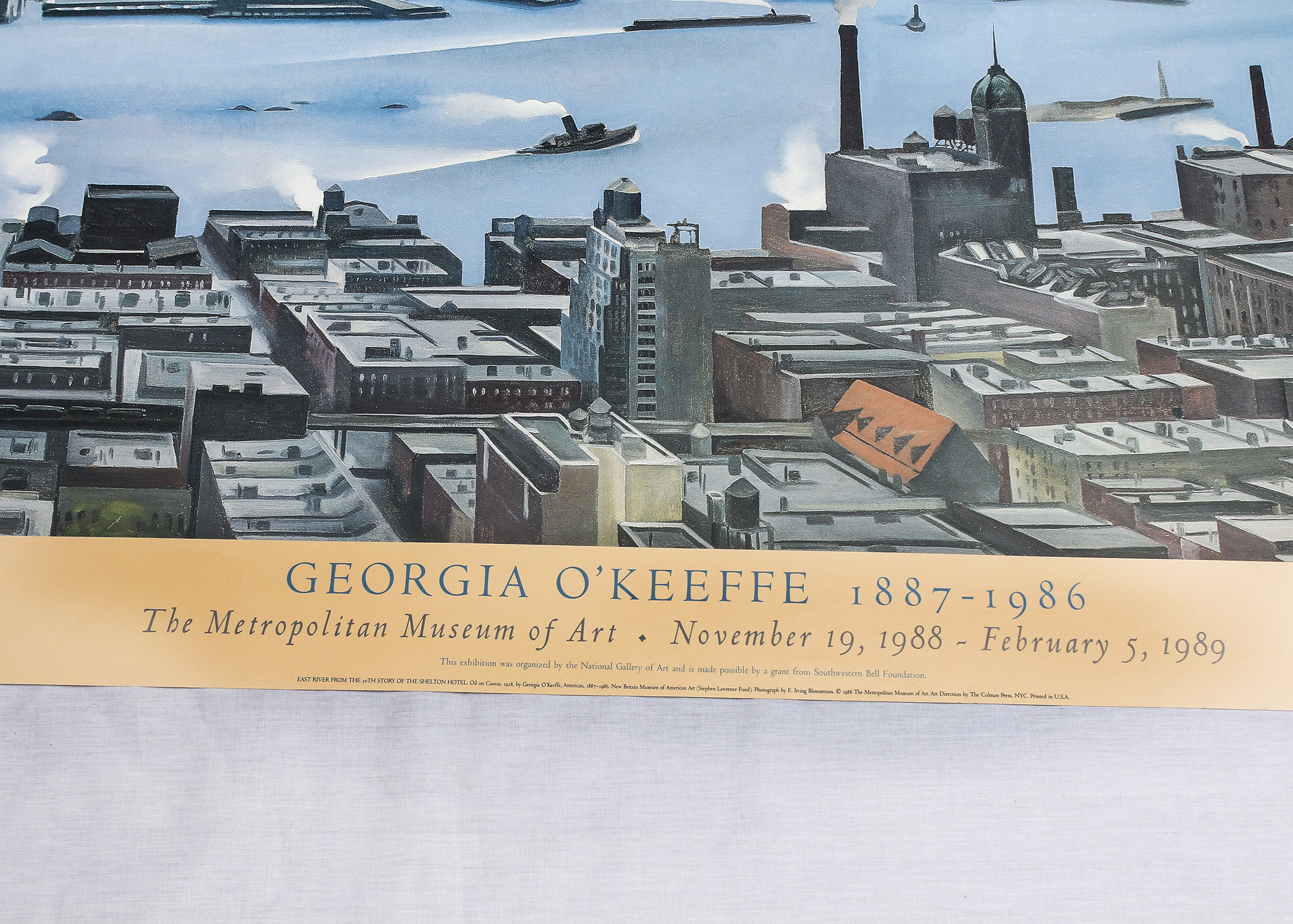 O'Keefe Exhibition Poster from the Metropolitan Museum of Art
