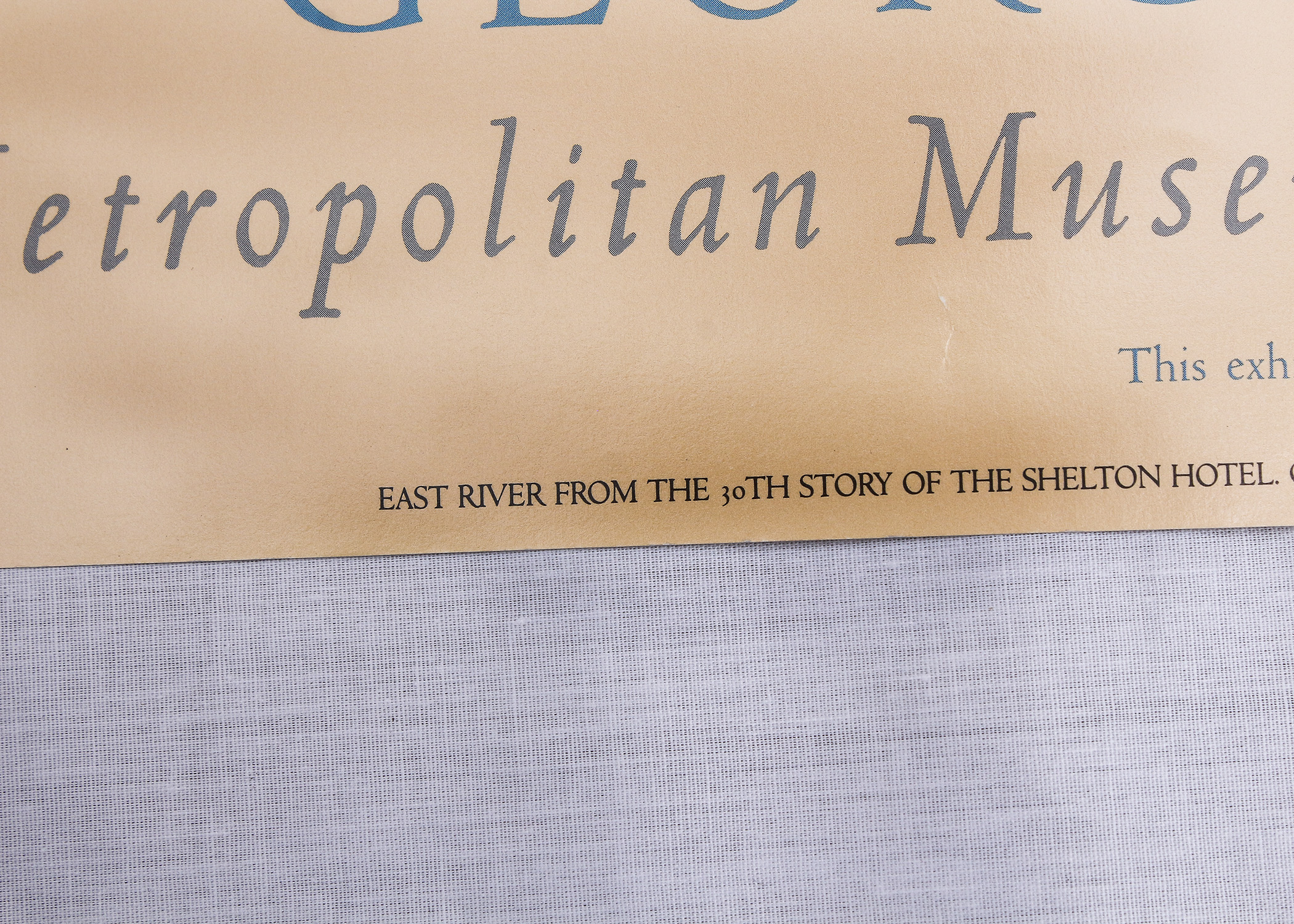 O'Keefe Exhibition Poster from the Metropolitan Museum of Art