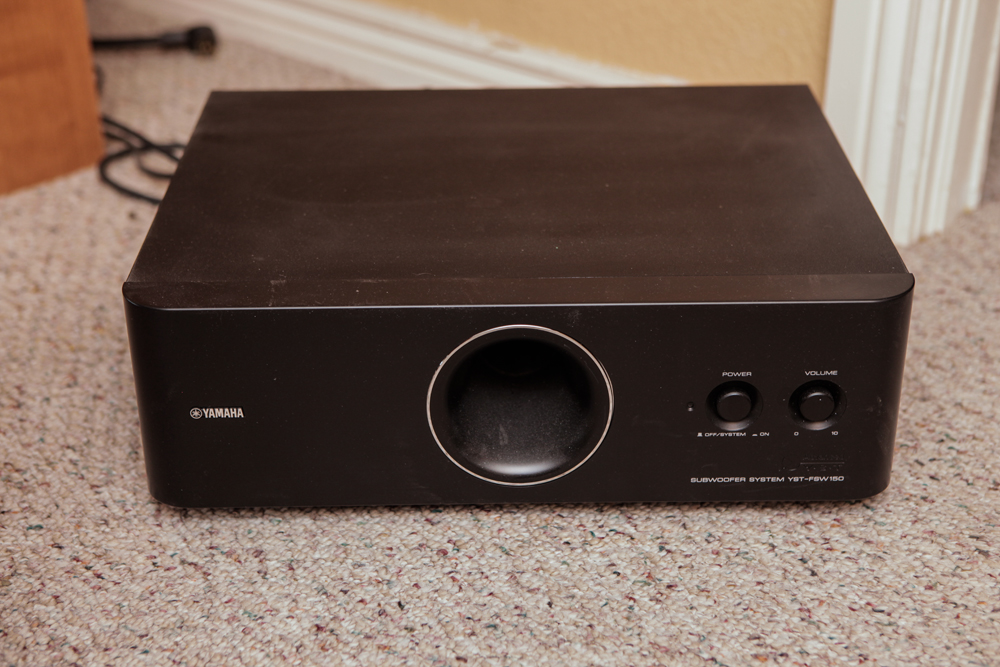 Yamaha Receiver and Subwoofer