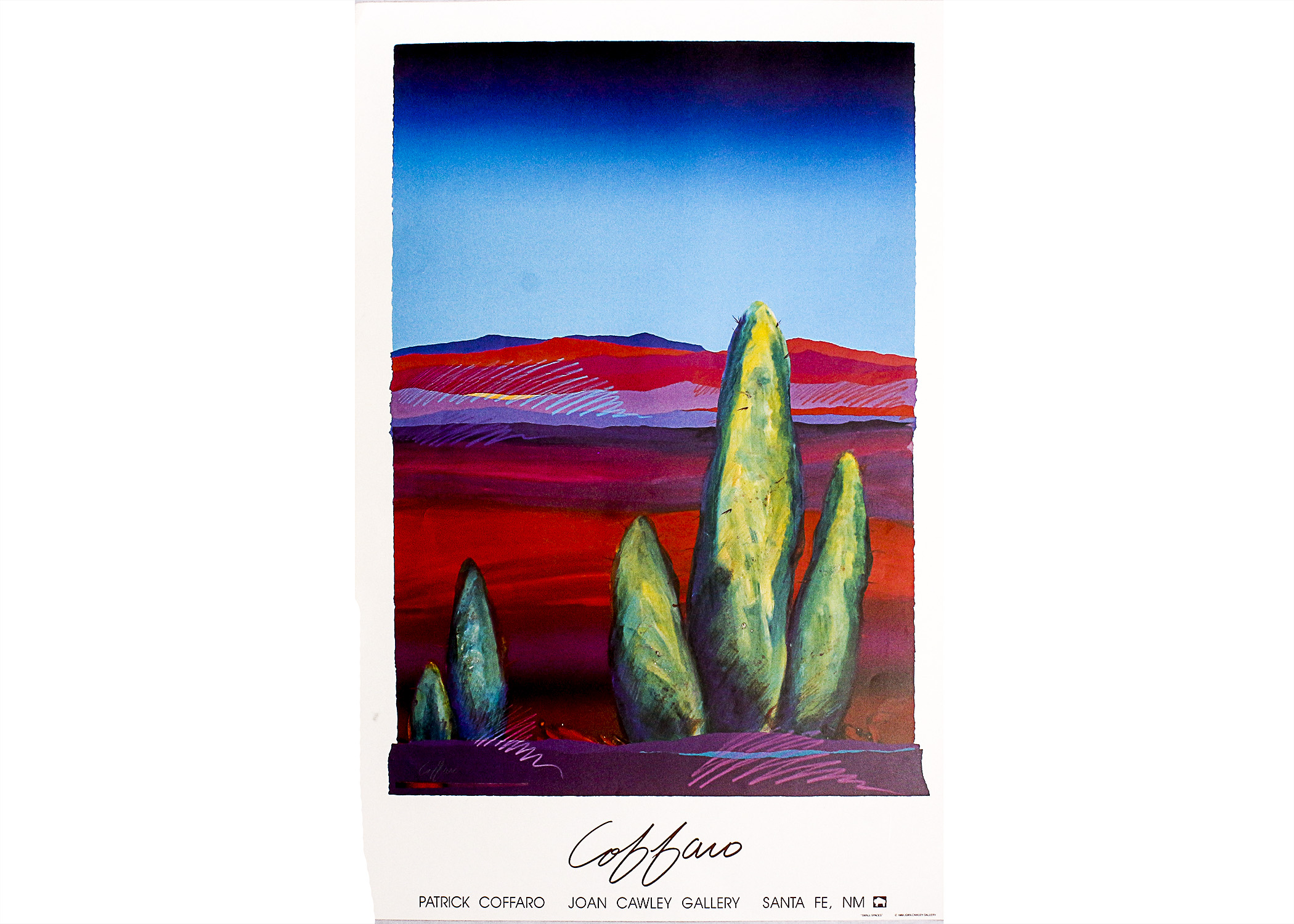 Patrick Coffaro Joan Cawley Gallery Poster 1989