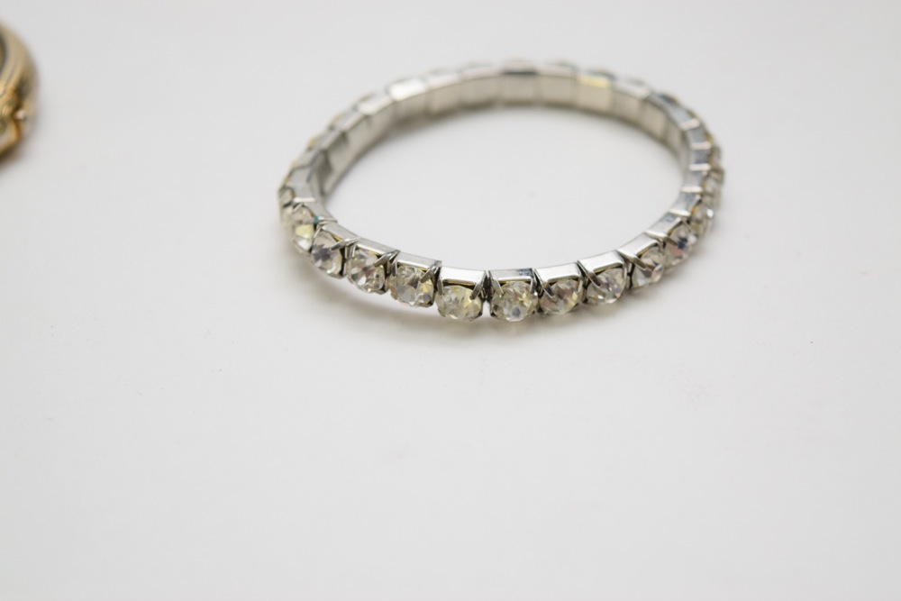 Rhinestone and Faux Pearl Jewelry